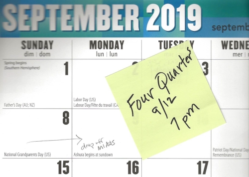 Calendar for blog post